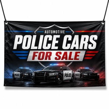 Police Cars For Sale Banners