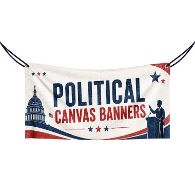 Political Canvas Banners