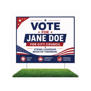 Political Lawn Signs