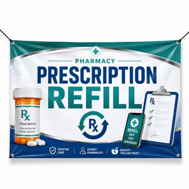 Prescription Refill Banners