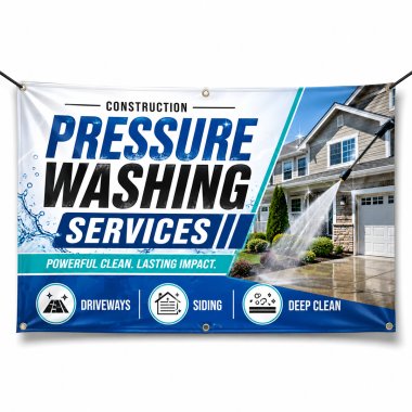 Pressure Washing Services Banners