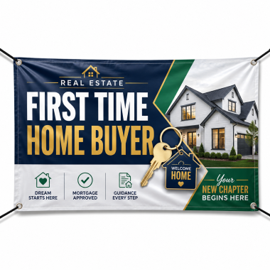 Real Estate First Time Home Buyer Banners