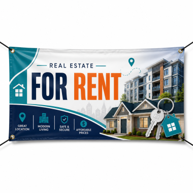Real Estate For Rent Banners