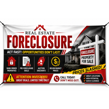 Real Estate Foreclosure Banners