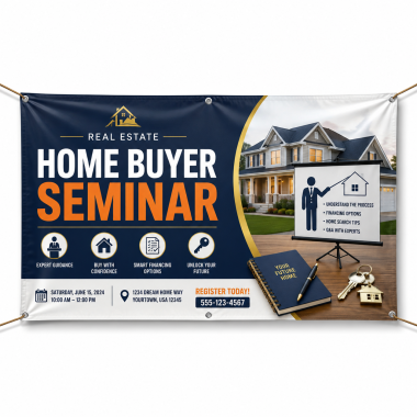 Real Estate Home Buyer Seminar Banners
