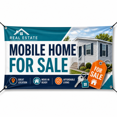 Real Estate Mobile Home For Sale Banners