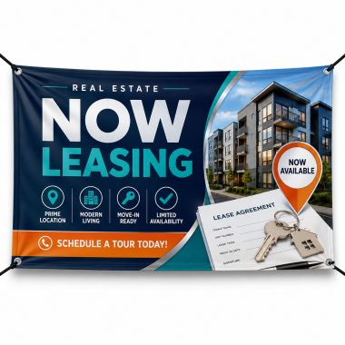Real Estate Now Leasing Banners