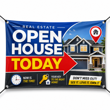 Real Estate Open House Today Banners
