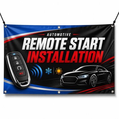 Remote Start Installation Banners
