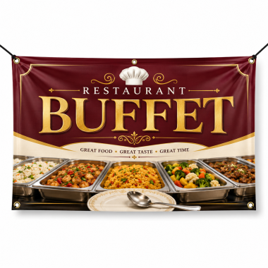 Restaurant Buffet Banners