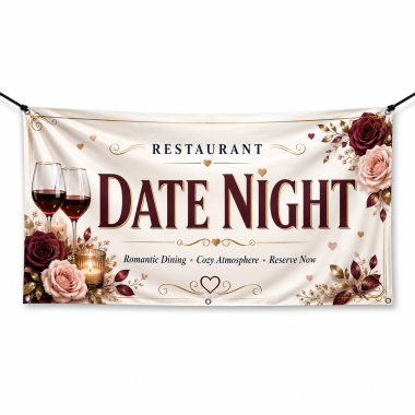 Restaurant Date Night Banners