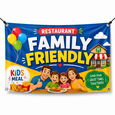 Restaurant Family Friendly Banners