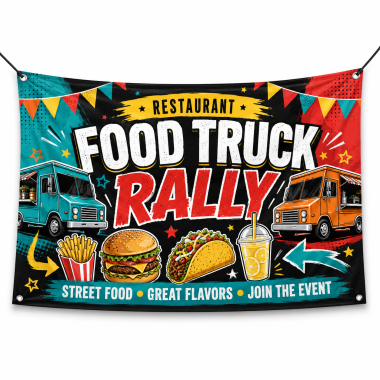 Restaurant Food Truck Rally Banners
