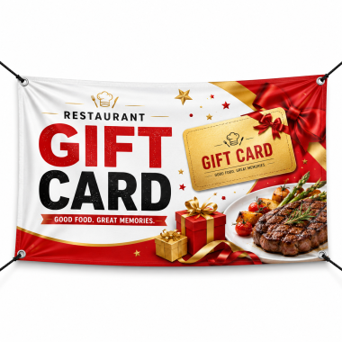 Restaurant Gift Card Banners