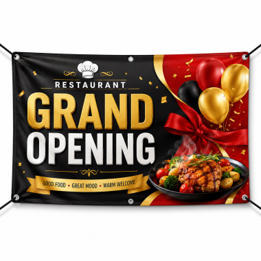 Restaurant Grand Opening Banners