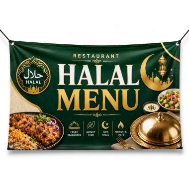Restaurant Halal Menu Banners
