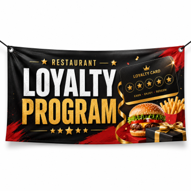 Restaurant Loyalty Program Banners
