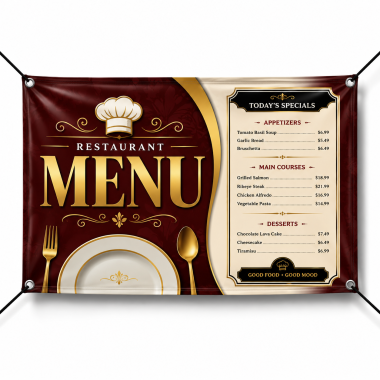 Restaurant Menu Banners