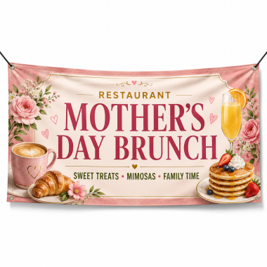 Restaurant Mother's Day Brunch Banners