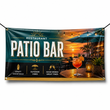 Restaurant Patio Bar Banners