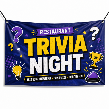 Restaurant Trivia Night Banners