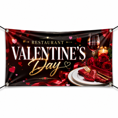 Restaurant Valentine's Day Banners