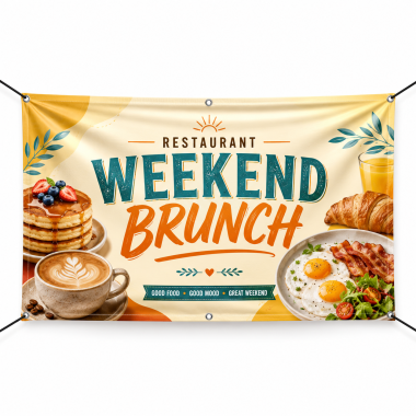 Restaurant Weekend Brunch Banners