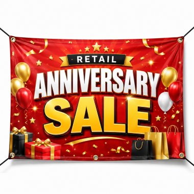 Retail Anniversary Sale Banners