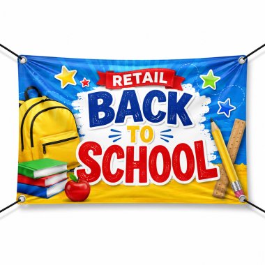 Retail Back To School Banners