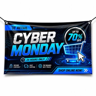 Retail Cyber Monday Banners