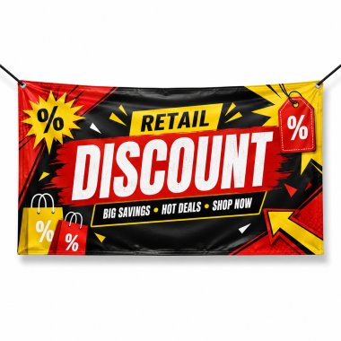 Retail Discount Banners