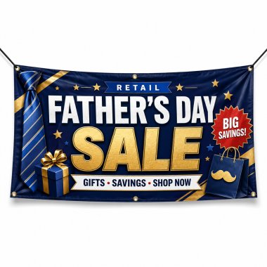 Retail Father's Day Sale Banners