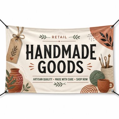 Retail Handmade Goods Banners
