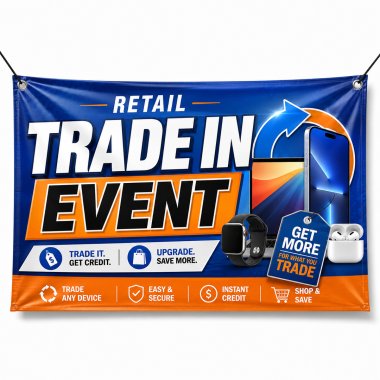 Retail Trade In Event Banners