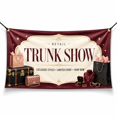 Retail Trunk Show Banners