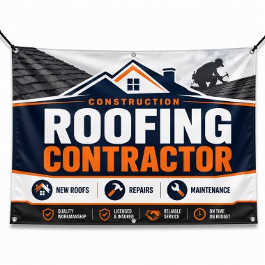 Roofing Contractor Banners