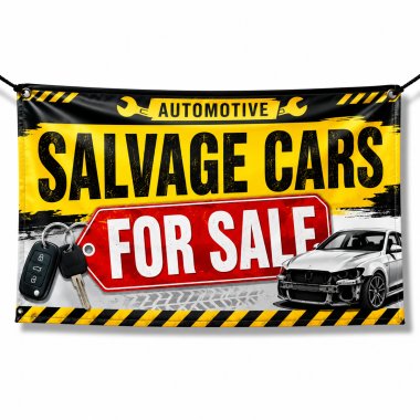 Salvage Cars For Sale Banners