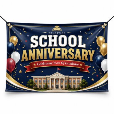 School Anniversary Banners