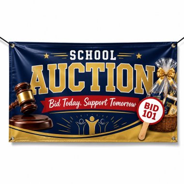 School Auction Banners