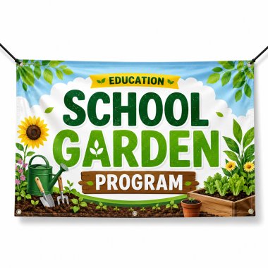 School Garden Program Banners