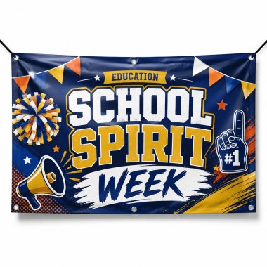 School Spirit Week Banners