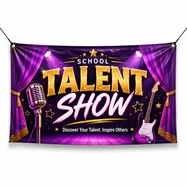 School Talent Show Banners