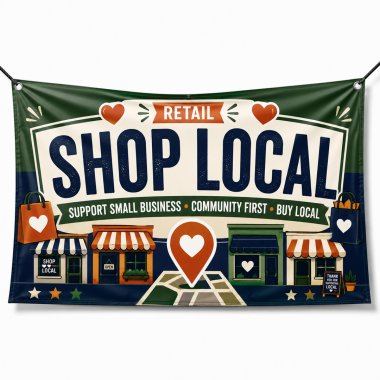 Shop Local Banners