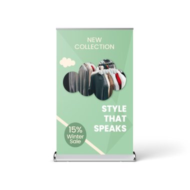 Silverstep 48 Inch Retractable Banner Stand