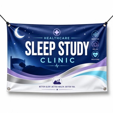 Sleep Study Clinic Banners