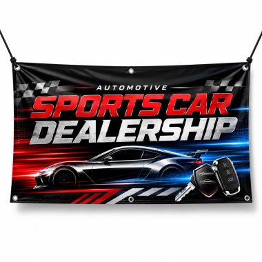 Sports Car Dealership Banners