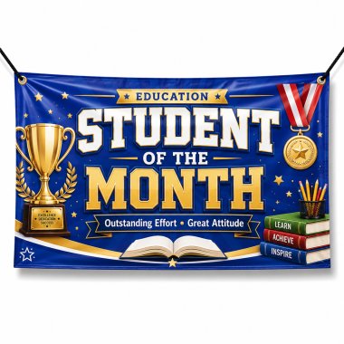 Student Of The Month Banners
