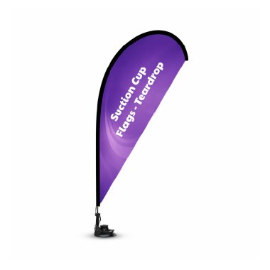Suction Cup Flags - Teardrop