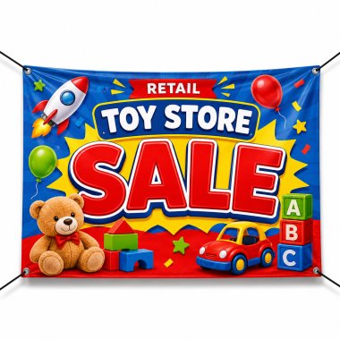 Toy Store Sale Banners