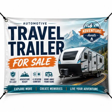 Travel Trailer For Sale Banners